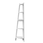 Corner Ladder Shelf 5-Tier Display Shelf Black