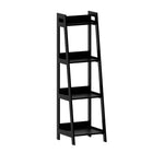 Display Shelf 4 Tier Corner Ladder Shelves Black