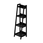 Display Shelf 4 Tier Corner Ladder Shelves Black