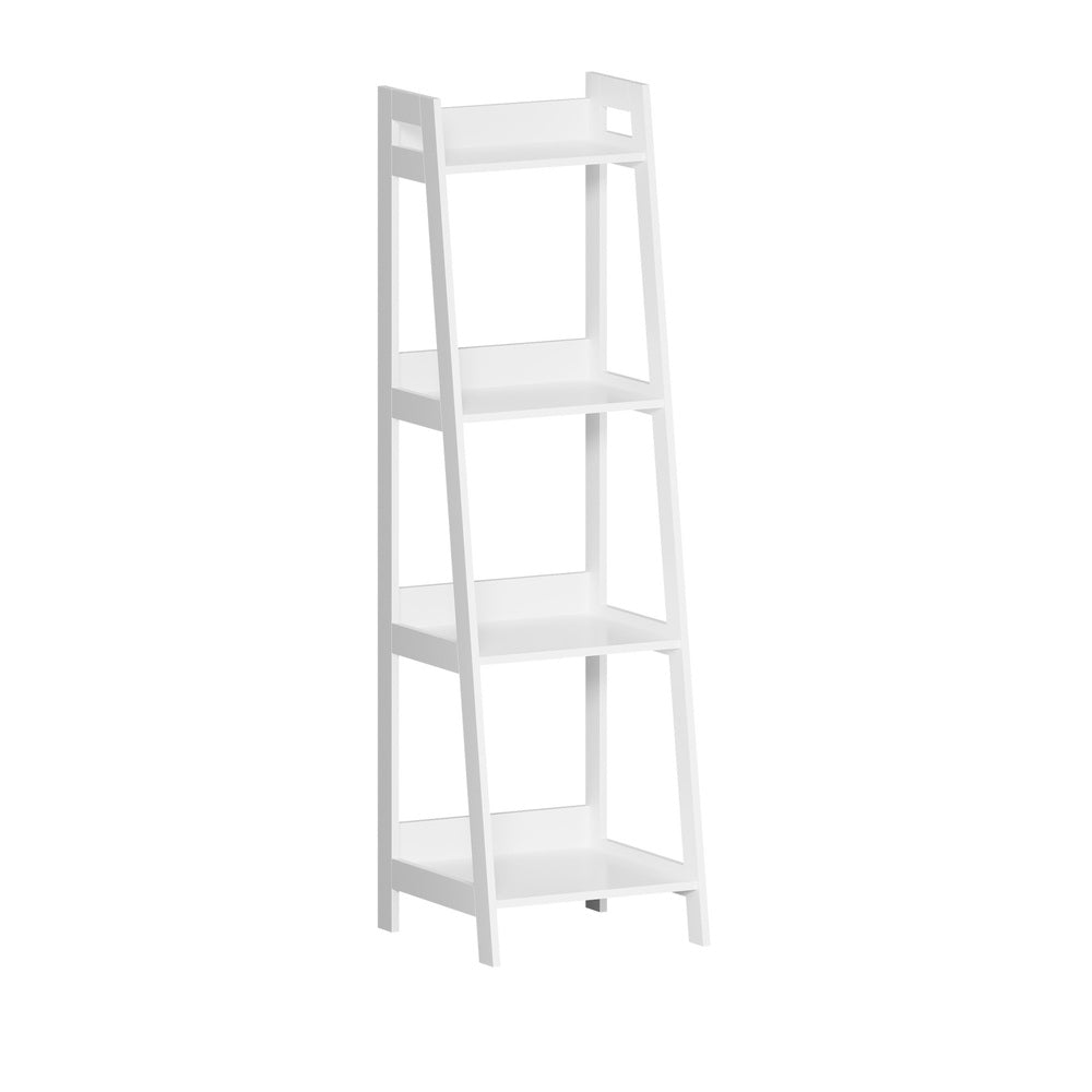 Display Shelf 4 Tier Corner Ladder Shelves Black