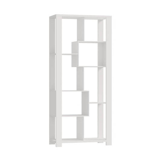 Display Shelf Open Multi-tier Shelves White