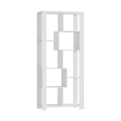 Display Shelf Open Multi-tier Shelves White