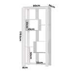 Display Shelf Open Multi-tier Shelves White