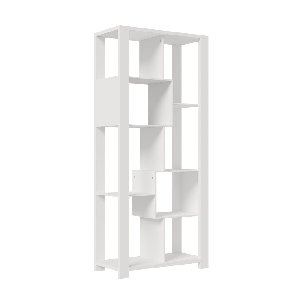 Display Shelf Open Multi-tier Shelves White