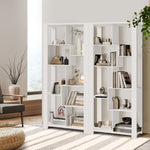 Display Shelf Open Multi-tier Shelves White