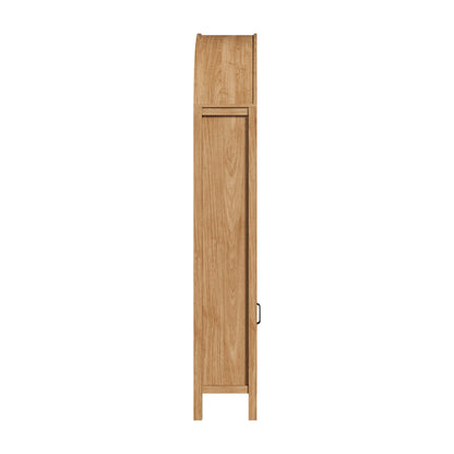 Arched Bookshelf Display Case Bookshelves Storage Cabinet