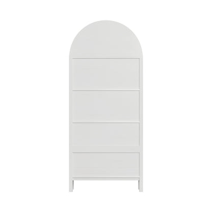 Arched Bookshelf Display Storage White | HomeAndLiving - 5