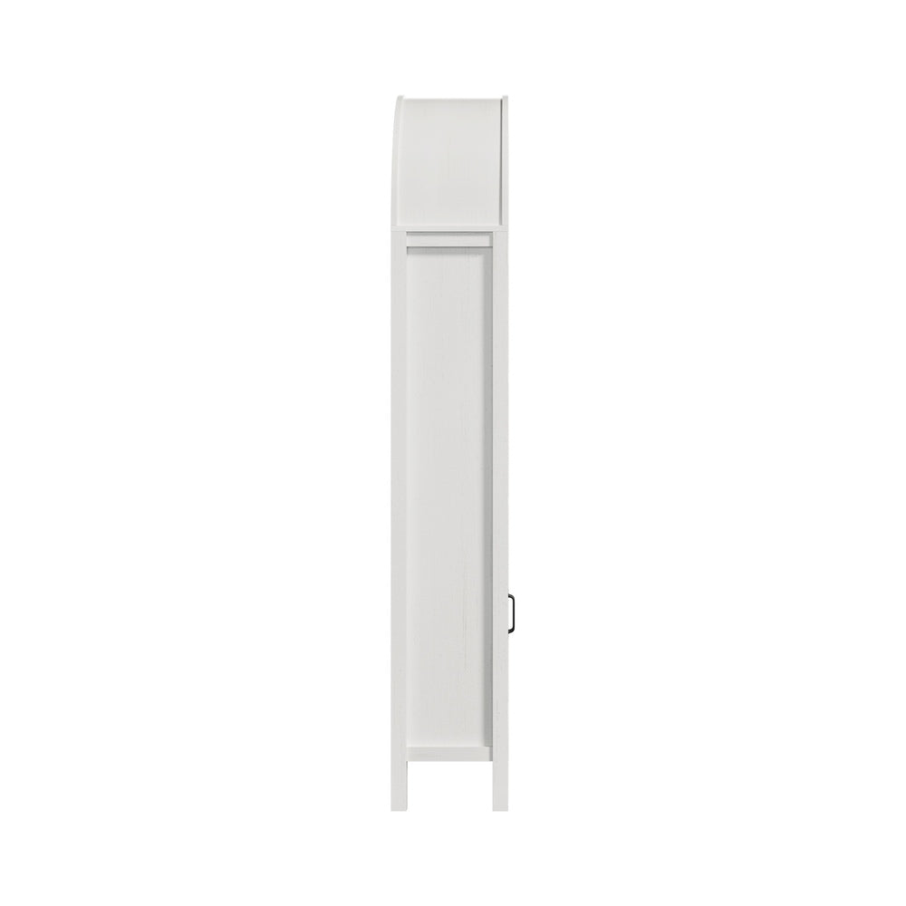 Arched Bookshelf Display Storage White | HomeAndLiving - 6