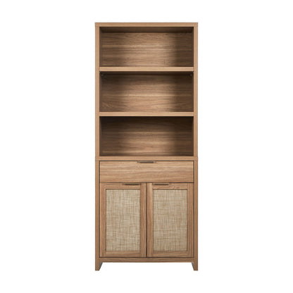 5-Tier Adjustable Display Shelf Bookcase Storage Cabinet Home Organizer