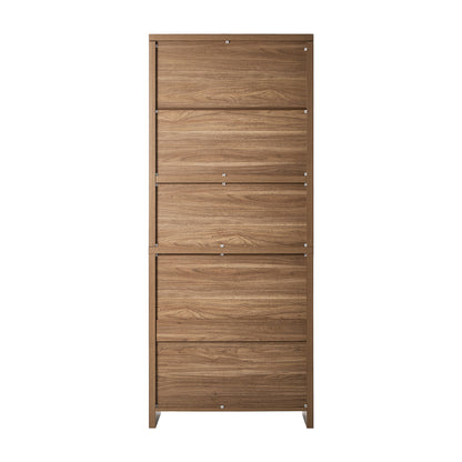 5-Tier Adjustable Display Shelf Bookcase Storage Cabinet Home Organizer