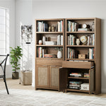 5-Tier Adjustable Display Shelf Bookcase Storage Cabinet Home Organizer