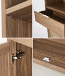 5-Tier Adjustable Display Shelf Bookcase Storage Cabinet Home Organizer