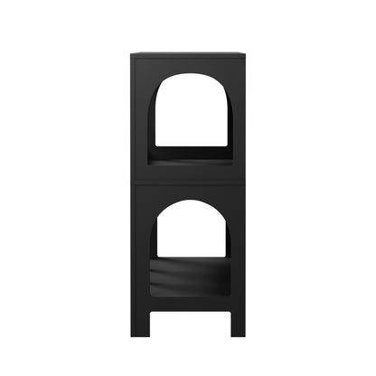 Display Shelf Storage Stand Bookshelf White