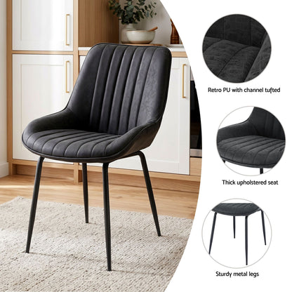 Foldable Dining Table Chair Set 5 Piece | HomeAndLiving - 9