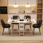 Foldable Dining Table Chair Set 5 Piece | HomeAndLiving