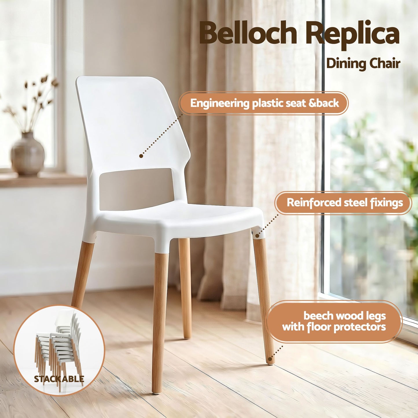 Drop-Leaf Dining Table 4 Chairs Set 5pc | HomeAndLiving