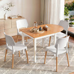 Drop-Leaf Dining Table 4 Chairs Set 5pc | HomeAndLiving