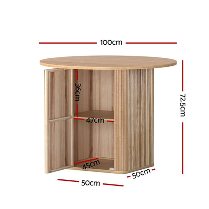 Dining Set Natural Timber King