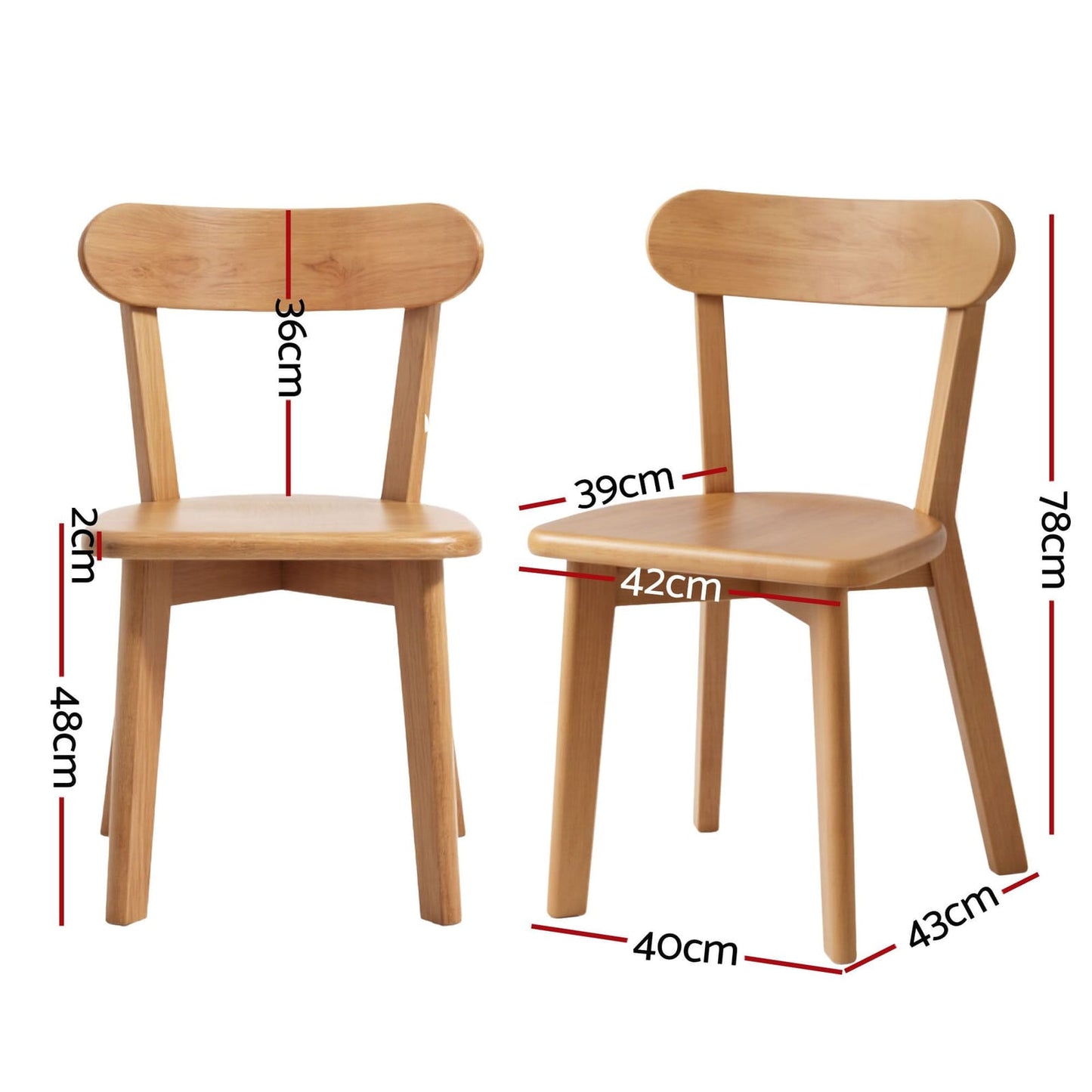 Dining Set Natural Timber King