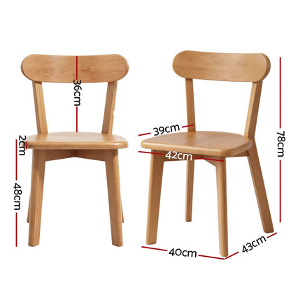 Dining Set Natural Timber King