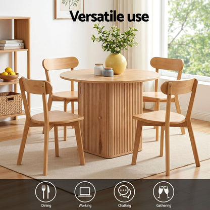Dining Set Natural Timber King