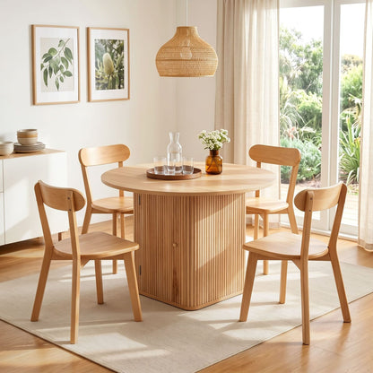 Dining Set Natural Timber King