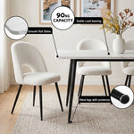 5 Piece Marble Dining Table Chair Set | HomeAndLiving