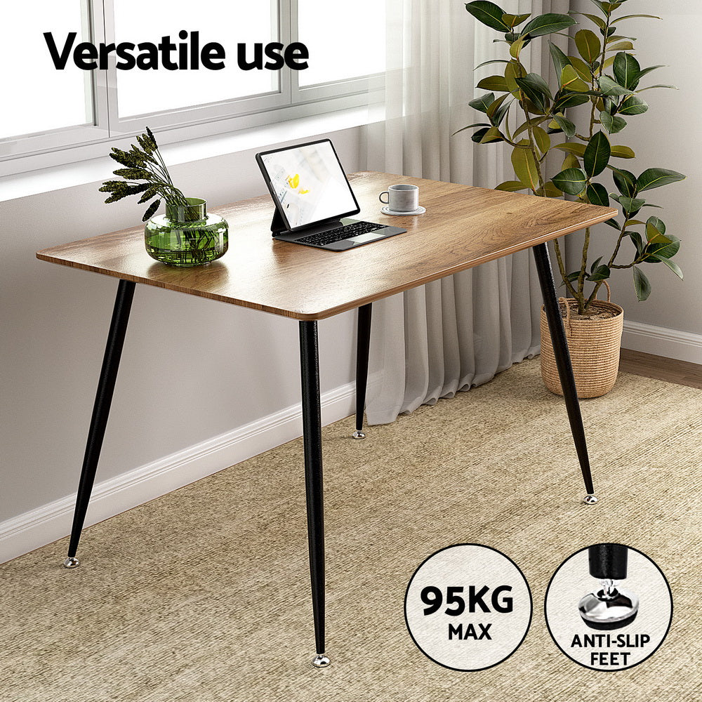 1 Dining Table and 4 Chairs Set Grey Velvet