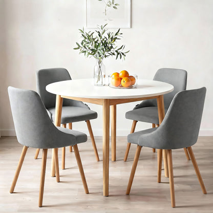 Round Dining Table Chairs Set 5 Piece | HomeAndLiving - 5