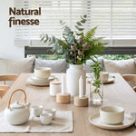 3 Piece Dining Set 120cm Oak Table Chairs | HomeAndLiving