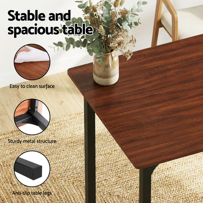 Dining Set With Storage Bench 110x70x76cm