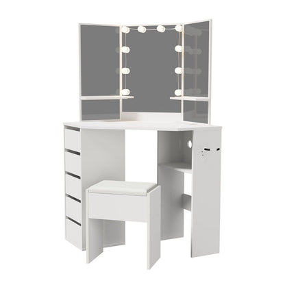 Dressing Table Tri Fold Mirror 103x50x142cm