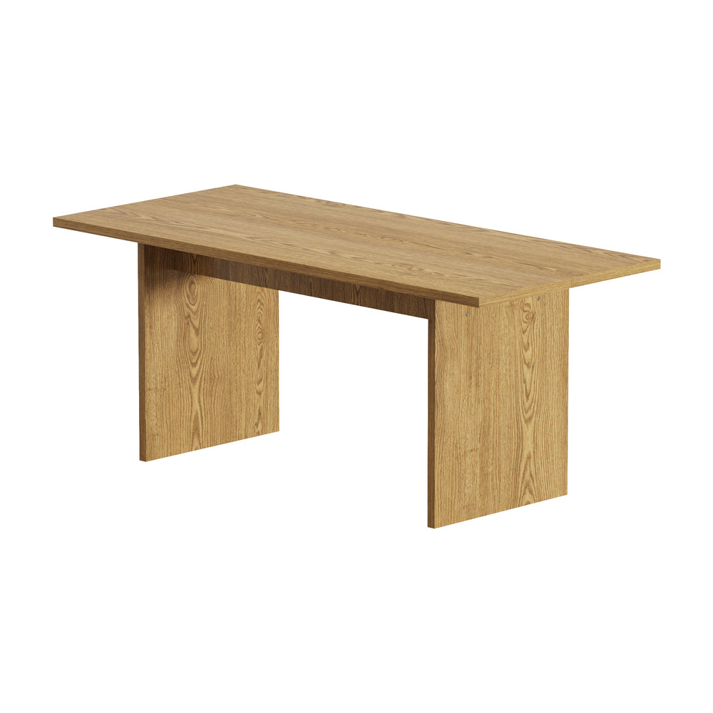 180cm Dining Table Rectangular Timber White