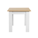 160cm Extendable Dining Table Kitchen Restaurant Cafe Table WoodenWhite