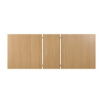 200cm Extendable Dining Table Cafe Table Natural