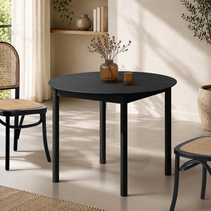 Round Dining Table 100cm 4 Seater MDF | HomeAndLiving