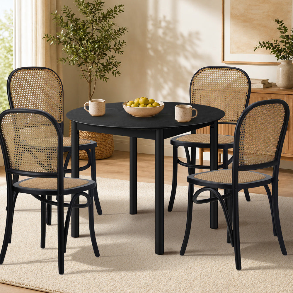 Round Dining Table 100cm 4 Seater MDF | HomeAndLiving
