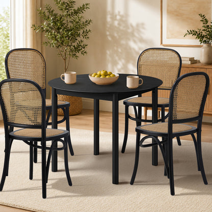 Round Dining Table 100cm 4 Seater MDF | HomeAndLiving