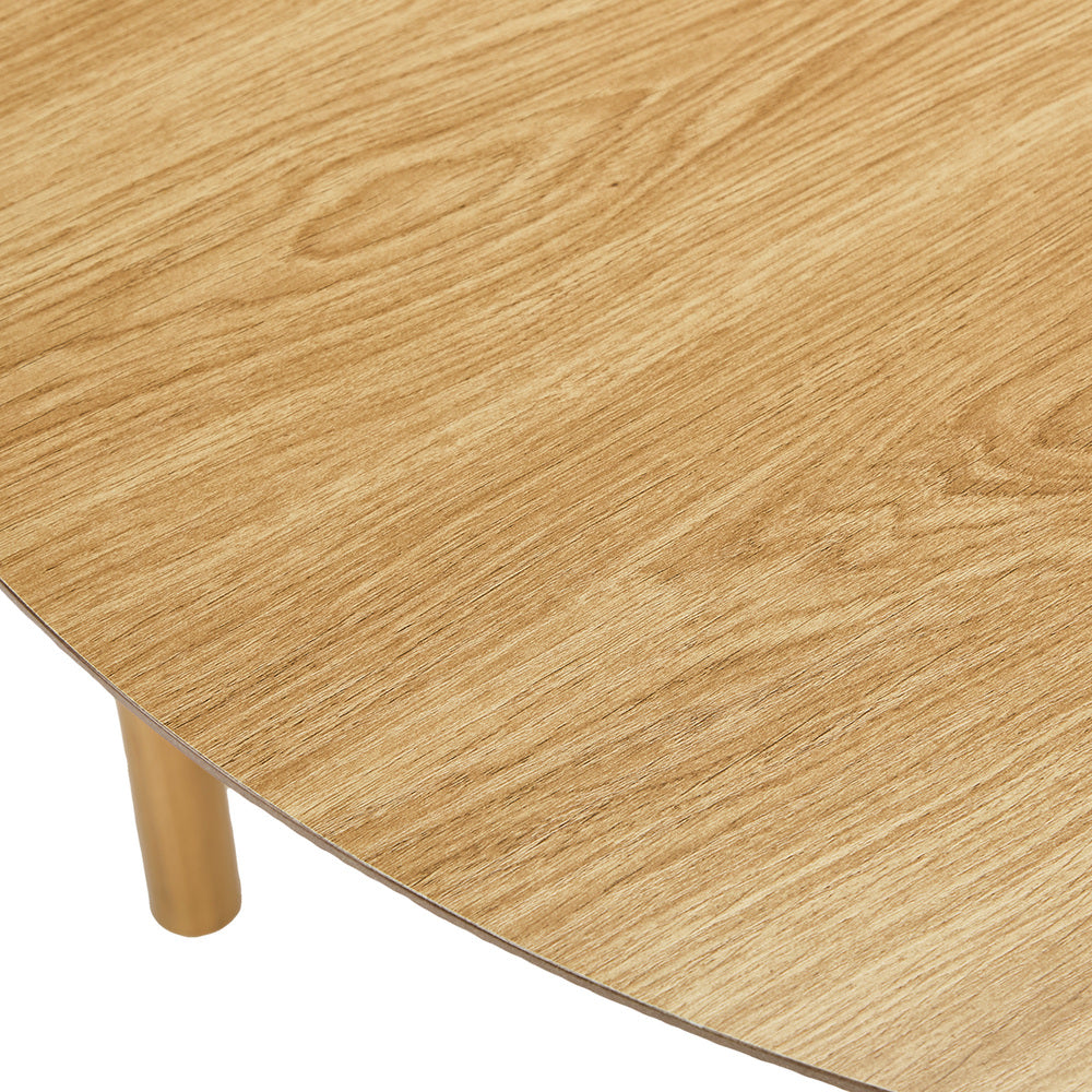 Wooden Dining Table 100cm Round Table 4 Seater Black