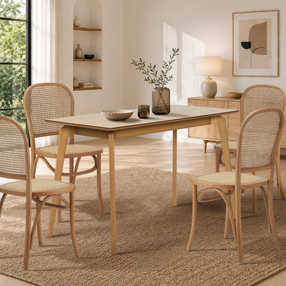 Rectangular Dining Table 120cm 4 Seater | HomeAndLiving