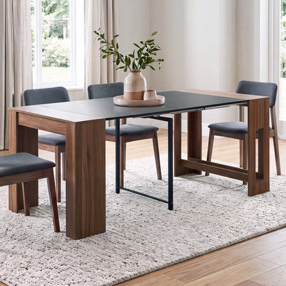 Extendable Dining Table Wooden 47x80x76cm