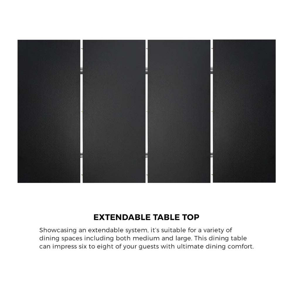 Extendable Dining Table Wooden 47x80x76cm