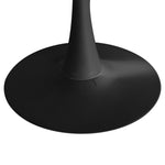60cm Dining Table Marble Tulip Shape White&Black