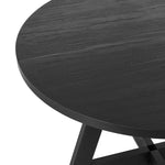 Round Dining Table 120cm Wooden Black | HomeAndLiving