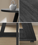 Round Dining Table 120cm Wooden Black | HomeAndLiving