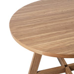 120cm Round Dining Table Wooden Kitchen Furniture Modern Dining Room