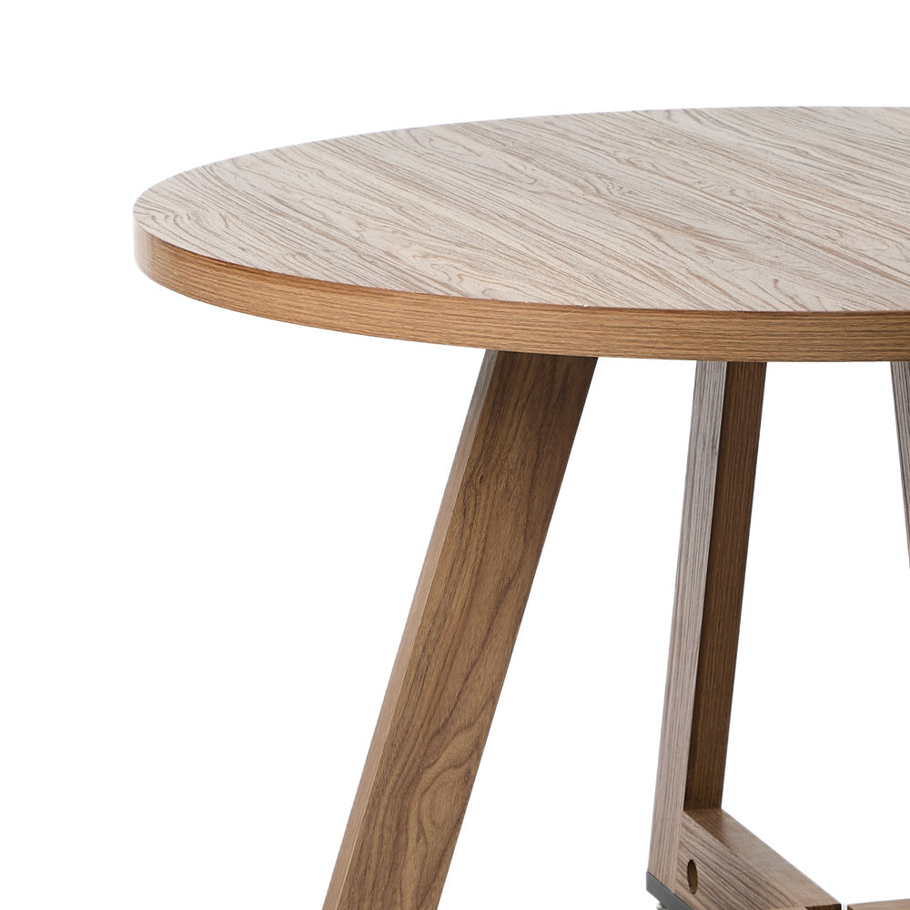 120cm Round Dining Table Wooden Kitchen Furniture Modern Dining Room