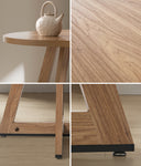 120cm Round Dining Table Wooden Kitchen Furniture Modern Dining Room