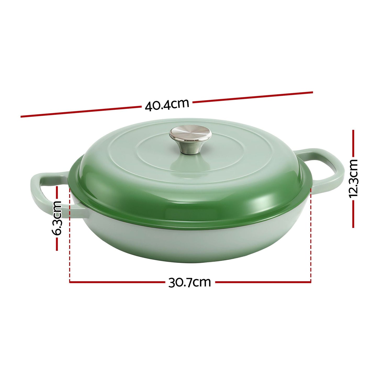 Cast Iron Dutch Oven 3.3L Sourdough Bread Pot | Home & Living