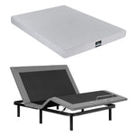 Electric Adjustable Bed Double Mattress Set | HomeAndLiving